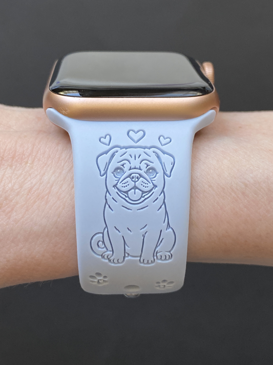 My Pet Pug Dog Watch Band For Apple Watch