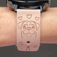 My Pug Dog 20mm Samsung Galaxy Watch Band