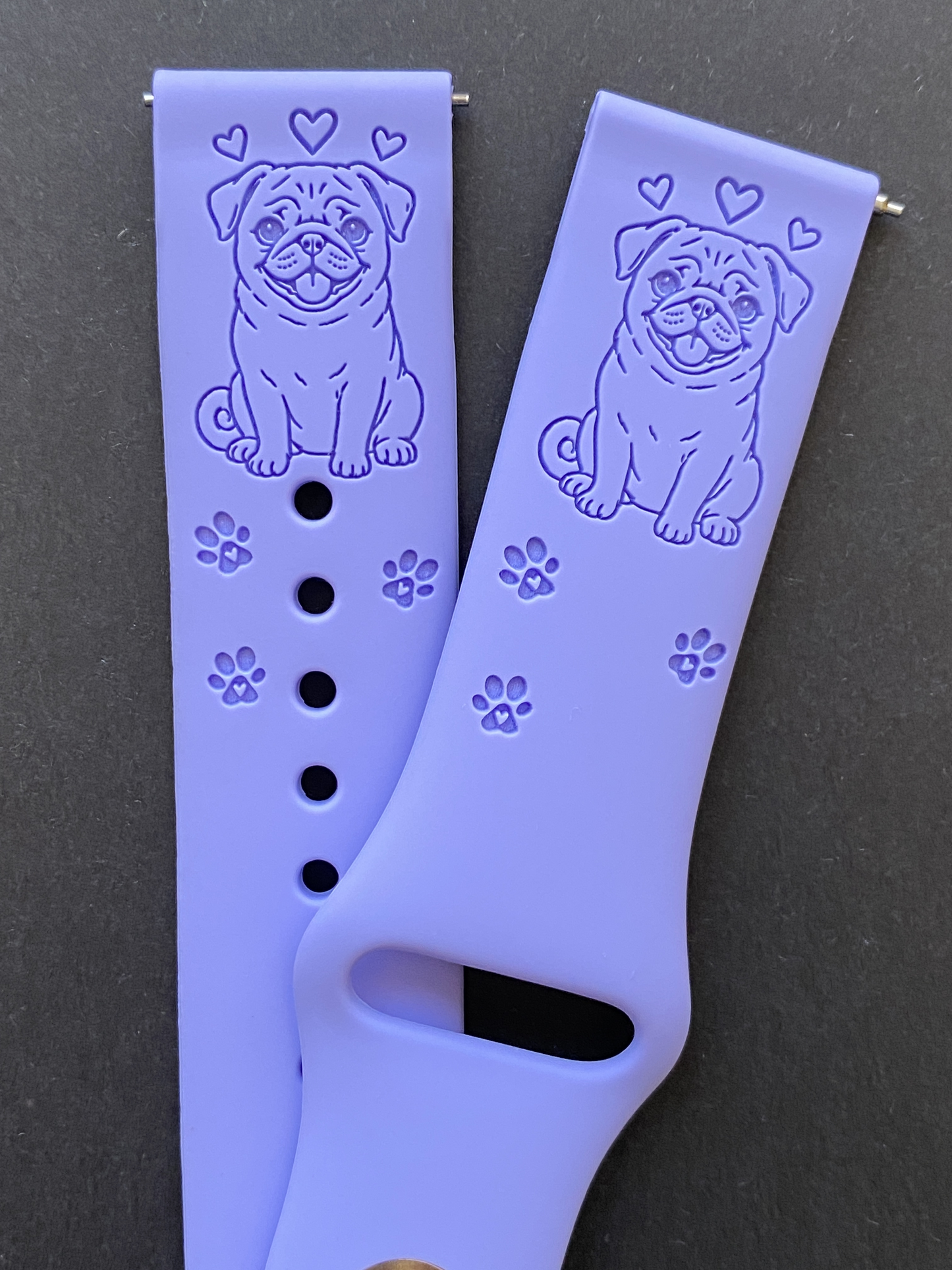My Little Pug Dog 20mm Samsung Galaxy Watch Band
