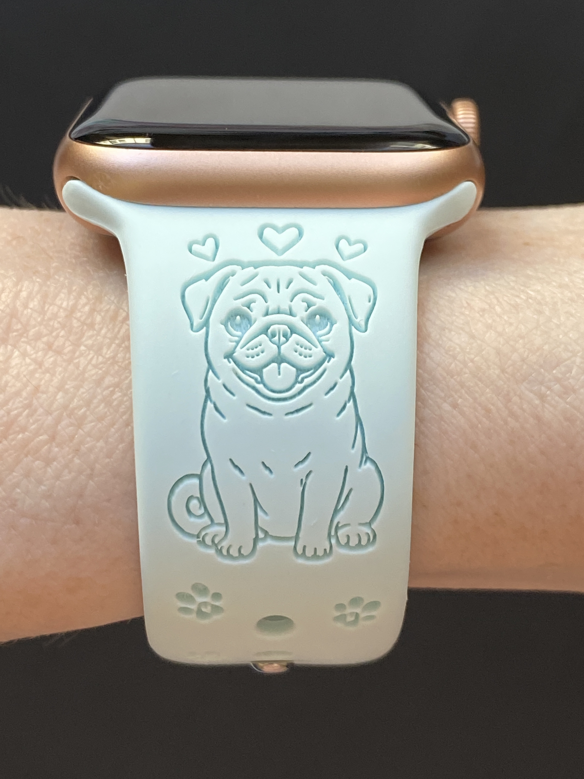 My Pet Pug Dog Watch Band For Apple Watch