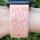 Pumpkin Latte Smiley Fitbit Versa 3/Versa 4/Sense/Sense 2 Watch Band