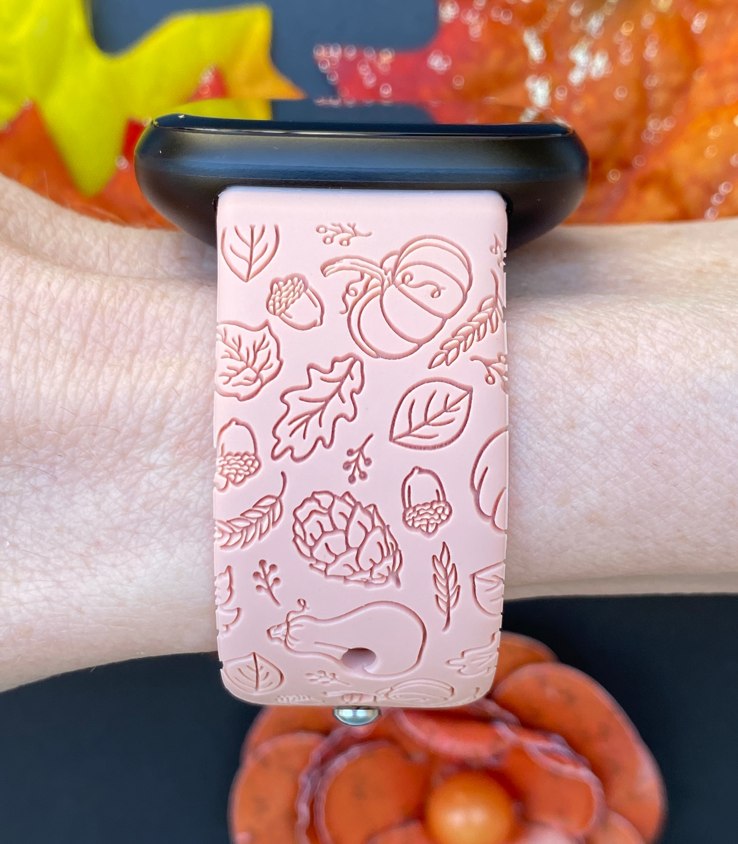 Pumpkin Season Fitbit Versa 3/Versa 4/Sense/Sense 2 Watch Band