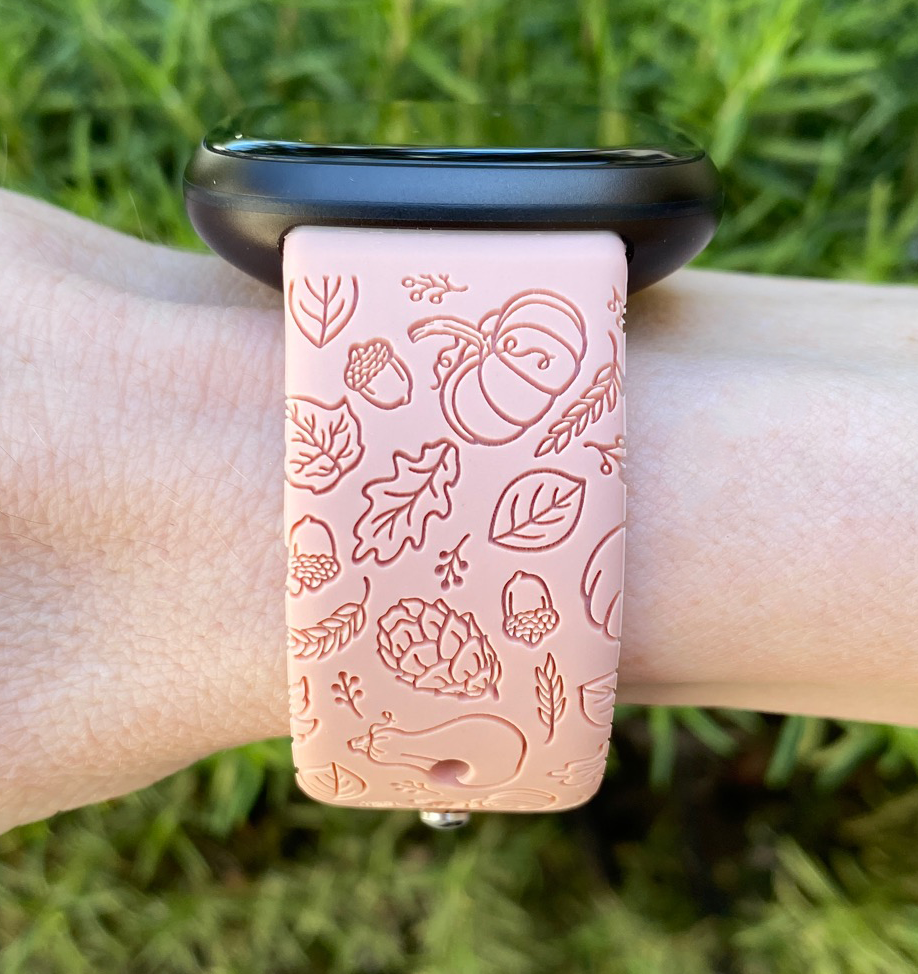 Pumpkin Season Fitbit Versa 3/Versa 4/Sense/Sense 2 Watch Band