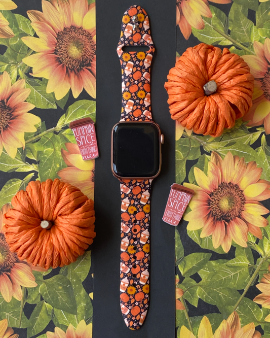 Pumpkin Spice Lover Watch Band For Apple Watch