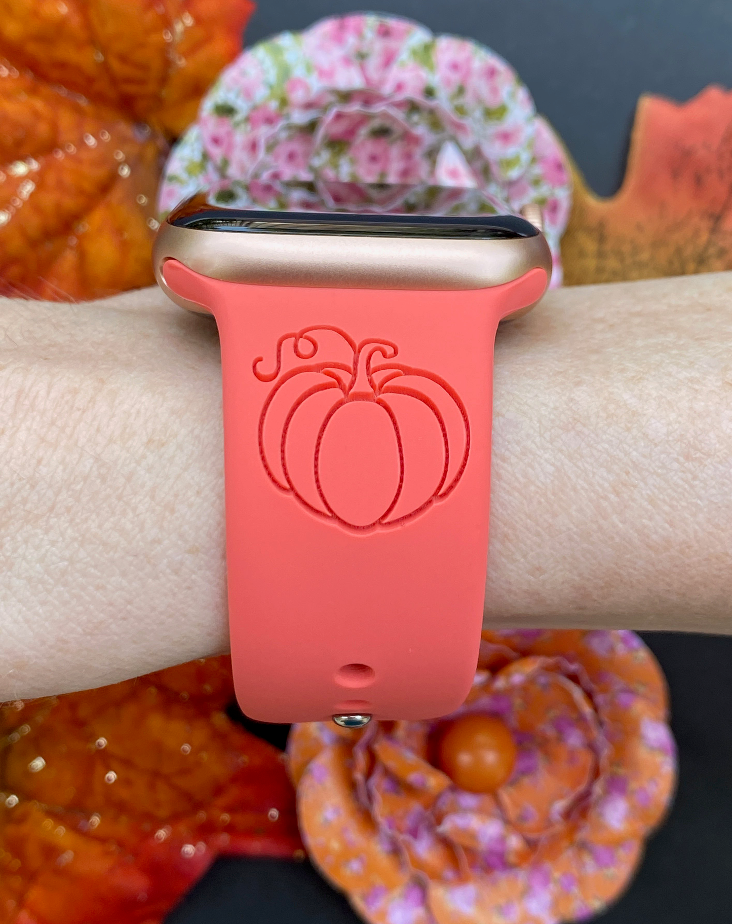 Pumpkin Spice Apple Watch Band