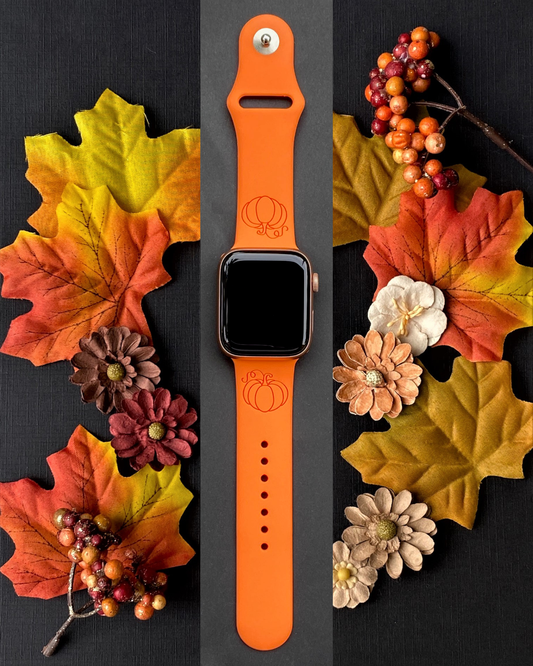 Pumpkin Fall Apple Watch Band