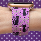 Spooky Black Cats Watch Band For Apple Watch