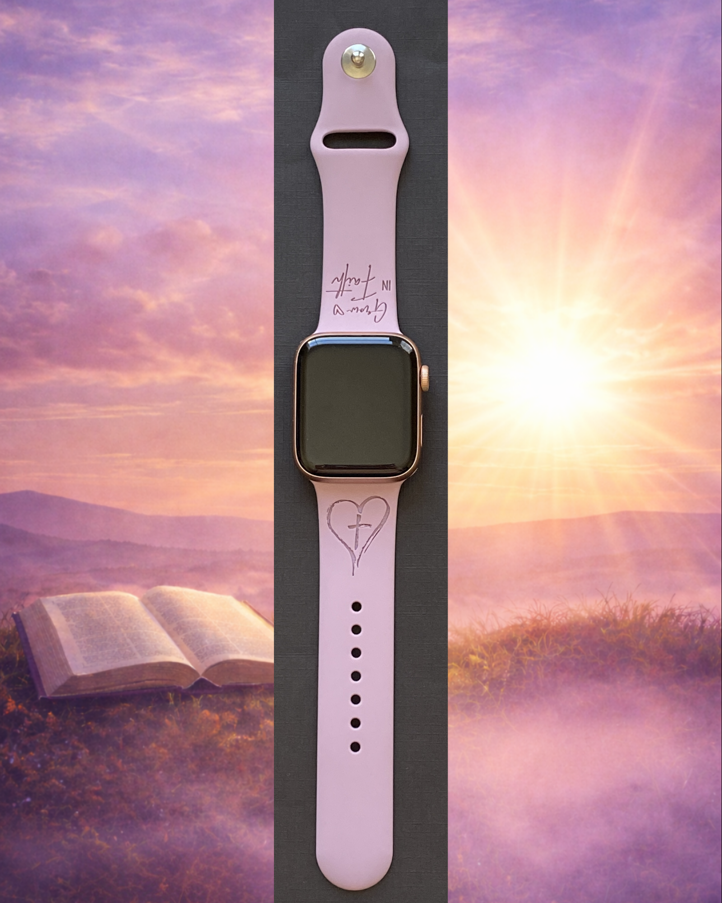 Cross and Verse Watch Band For Apple Watch