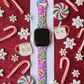 Colorful Candy Canes Apple Watch Band