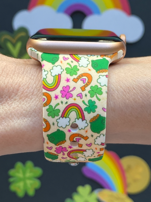 St. Patrick's Day Rainbow Watch Band For Apple Watch