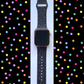 Fancy Rainbow Dots Apple Watch Band
