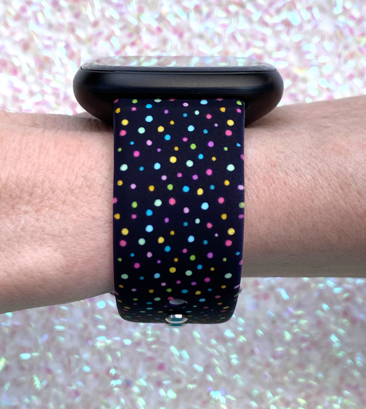 Fancy Rainbow Dots Fitbit Versa 3/Versa 4/Sense/Sense 2 Watch Band