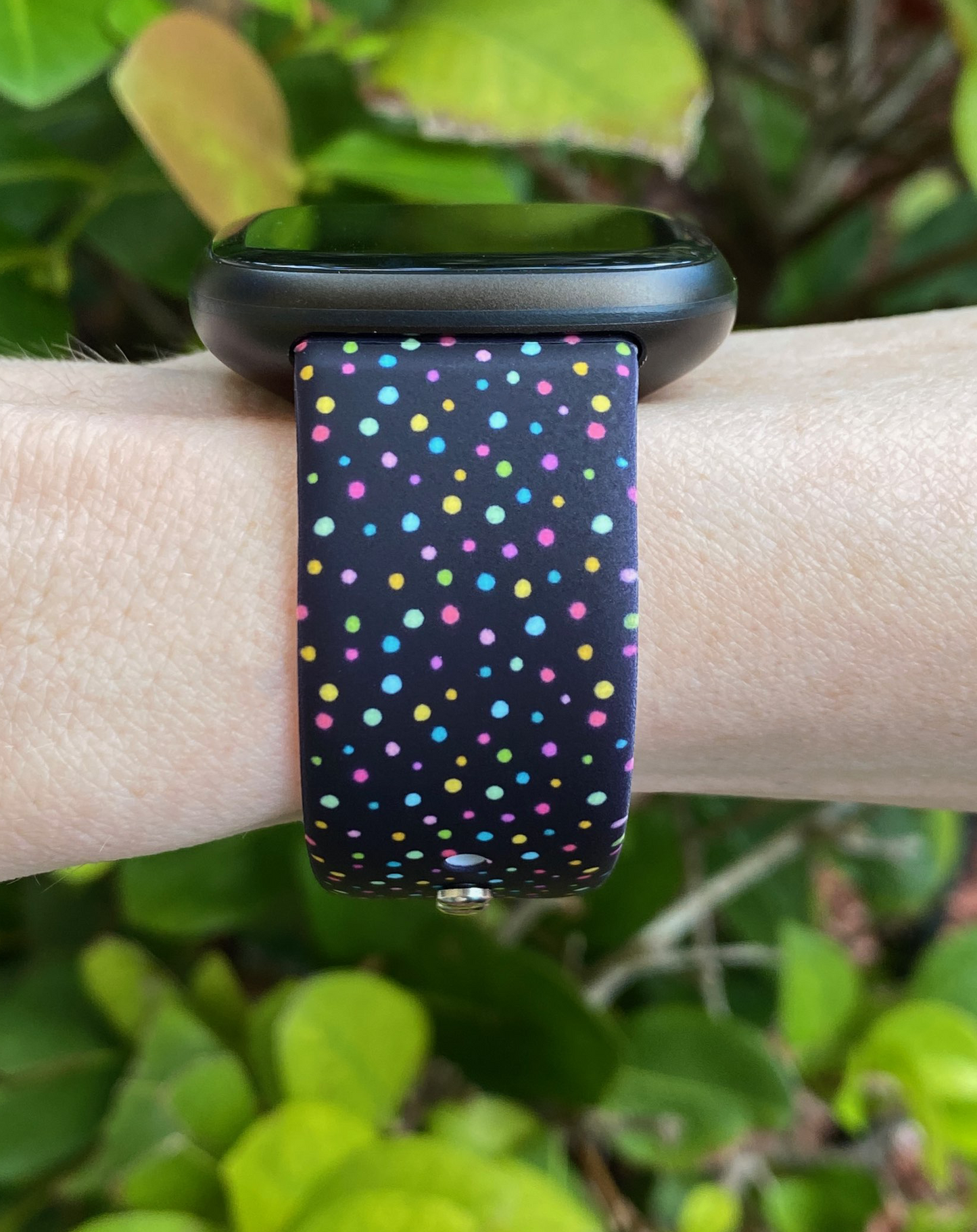 Fancy Rainbow Dots Fitbit Versa 1/2 Watch Band