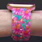 Rainbow Hibiscus Watch Band For Apple Watch