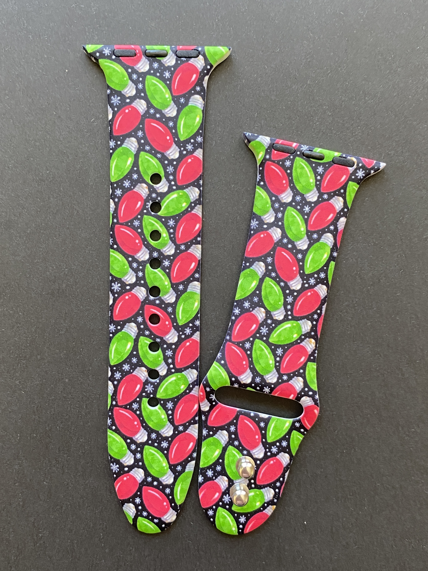 Festive Holiday Lights Watch Band For Apple Watch