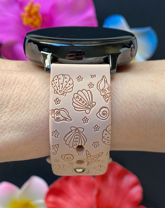 Summer Shells 20mm Samsung Galaxy Watch Band