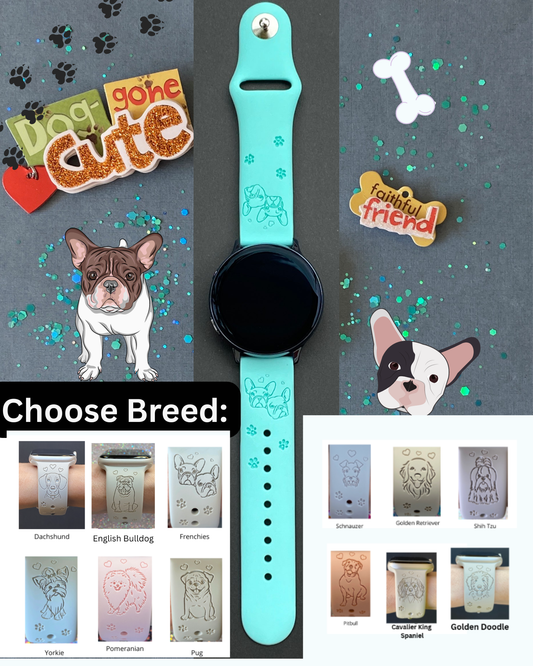 Dog Breed 20mm Samsung Galaxy Watch Band
