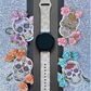 Skull and Roses 20mm Samsung Galaxy Watch Band