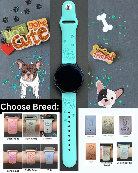 Dog Breed 20mm Samsung Galaxy Watch Band