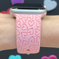 Scattered Hearts Watch Band For Apple Watch