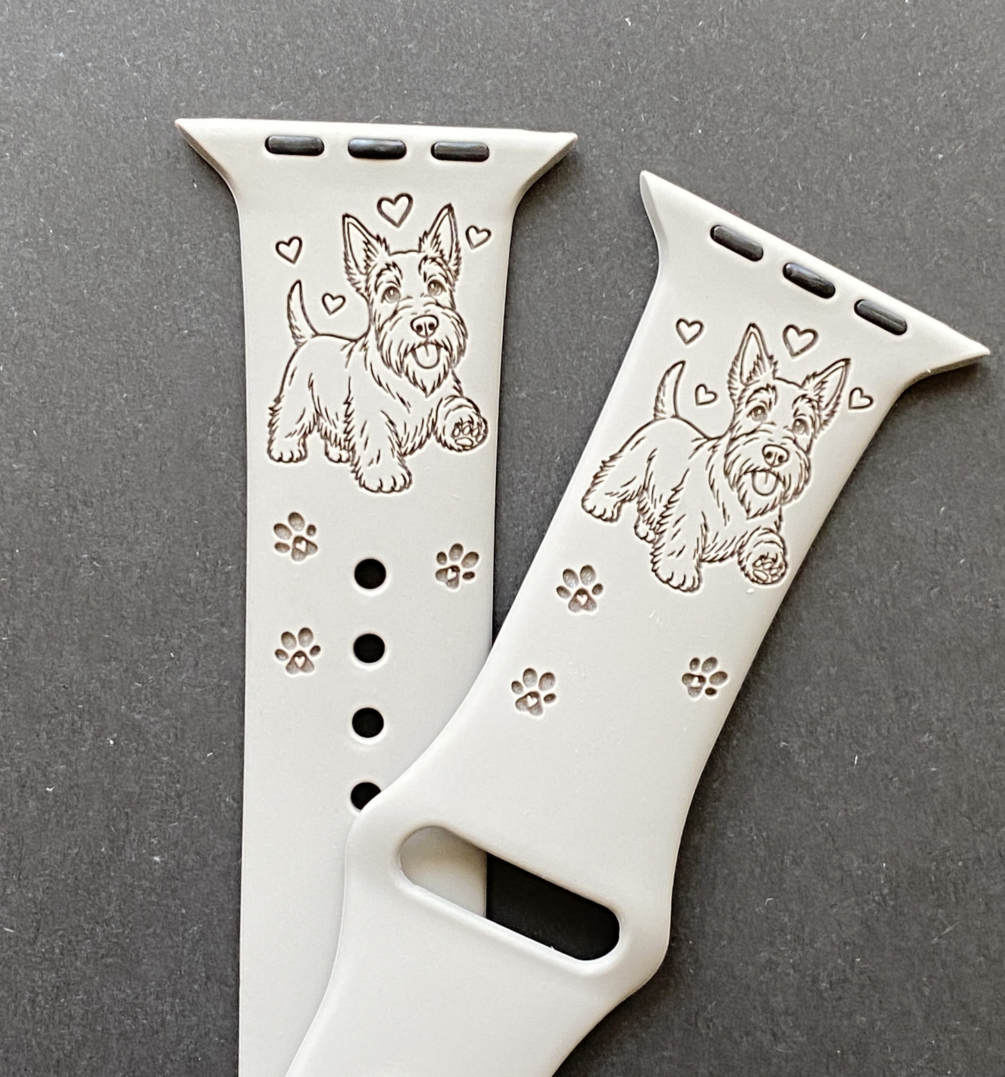 Scottish Terrier Dog Watch Band For Apple Watch