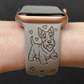 Scottish Terrier Dog Watch Band For Apple Watch