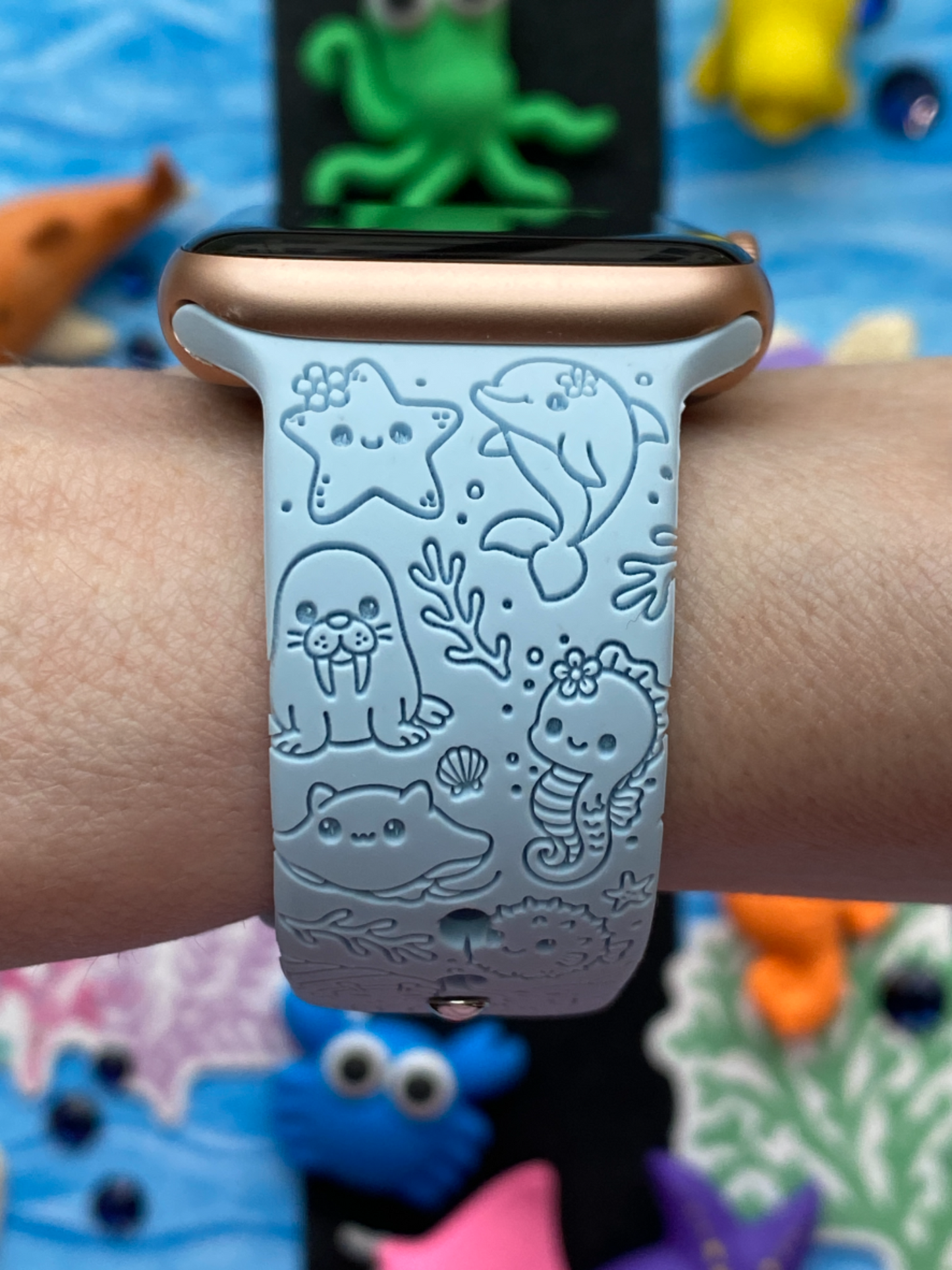 Sea Creatures Watch Band For Apple Watch