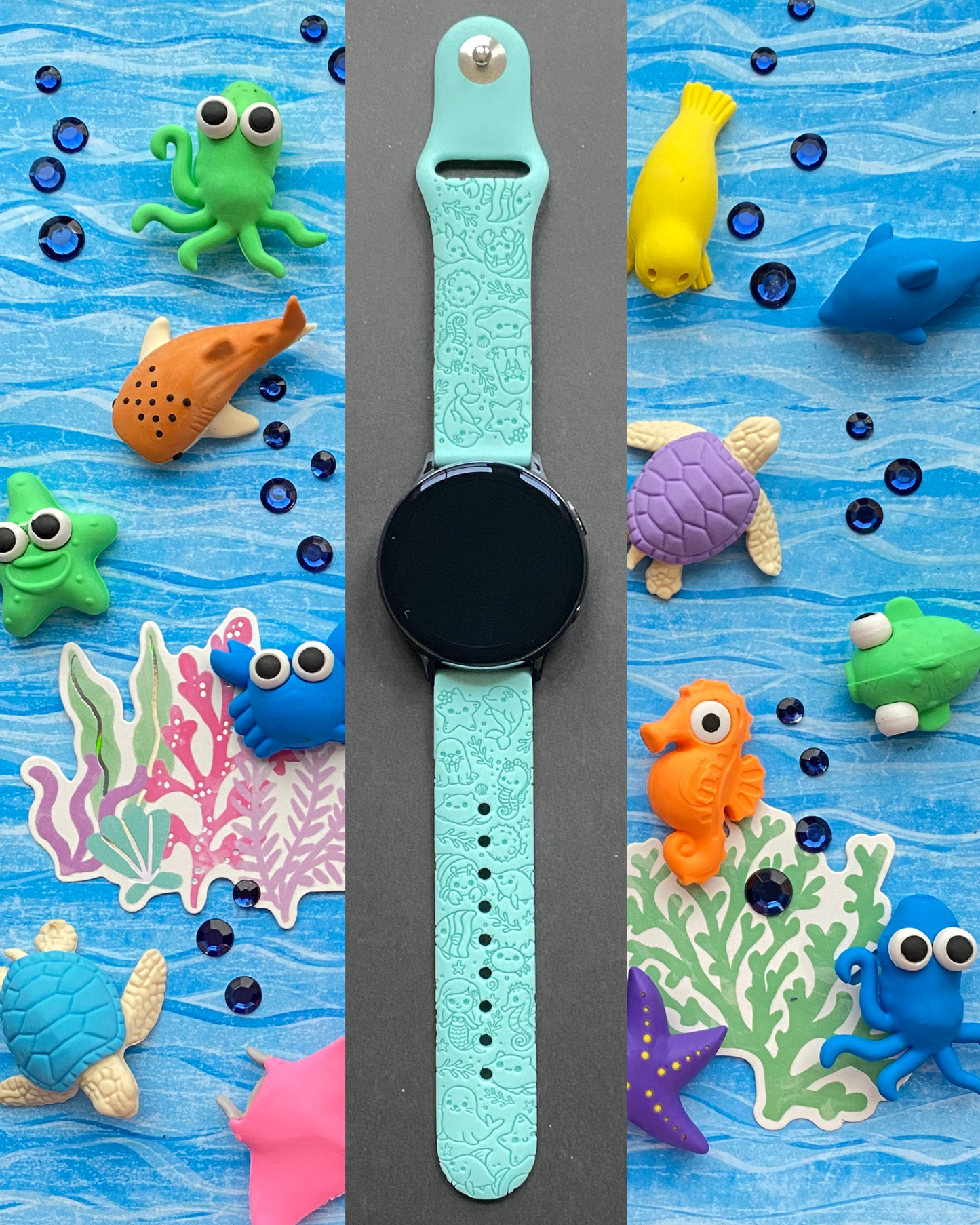 Sea Creatures 20mm Samsung Galaxy Watch Band