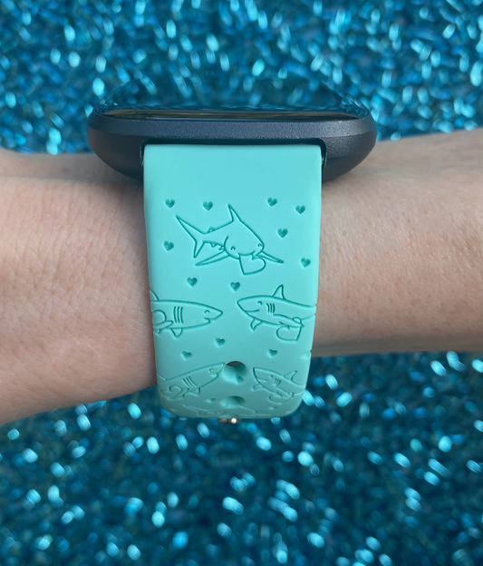 Sharks Fitbit Versa 1/2 Watch Band