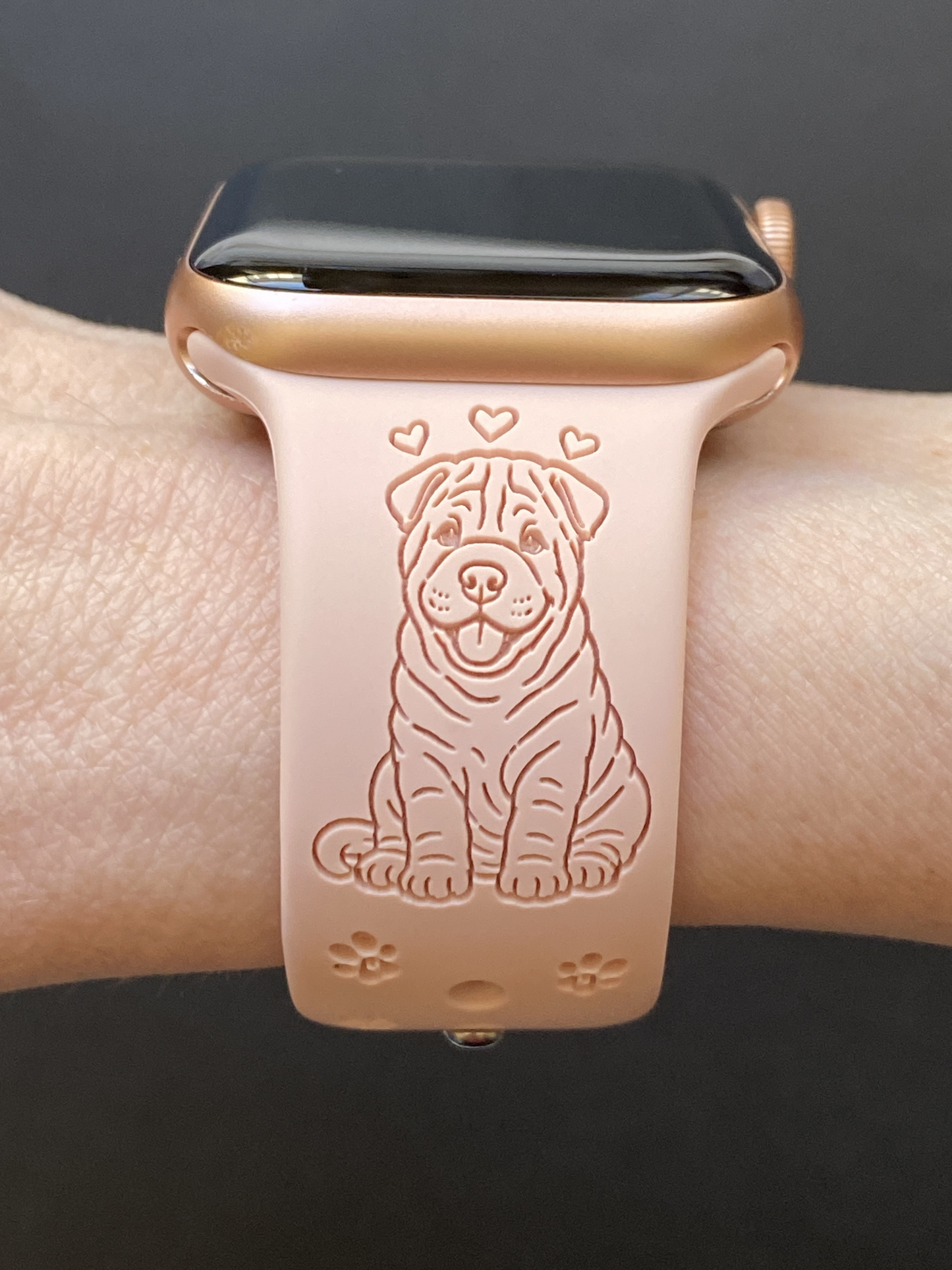 Shar Pei Dog Watch Band For Apple Watch