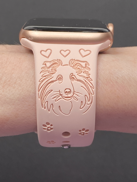 Sheltie Shetland Sheepdog Watch Band For Apple Watch
