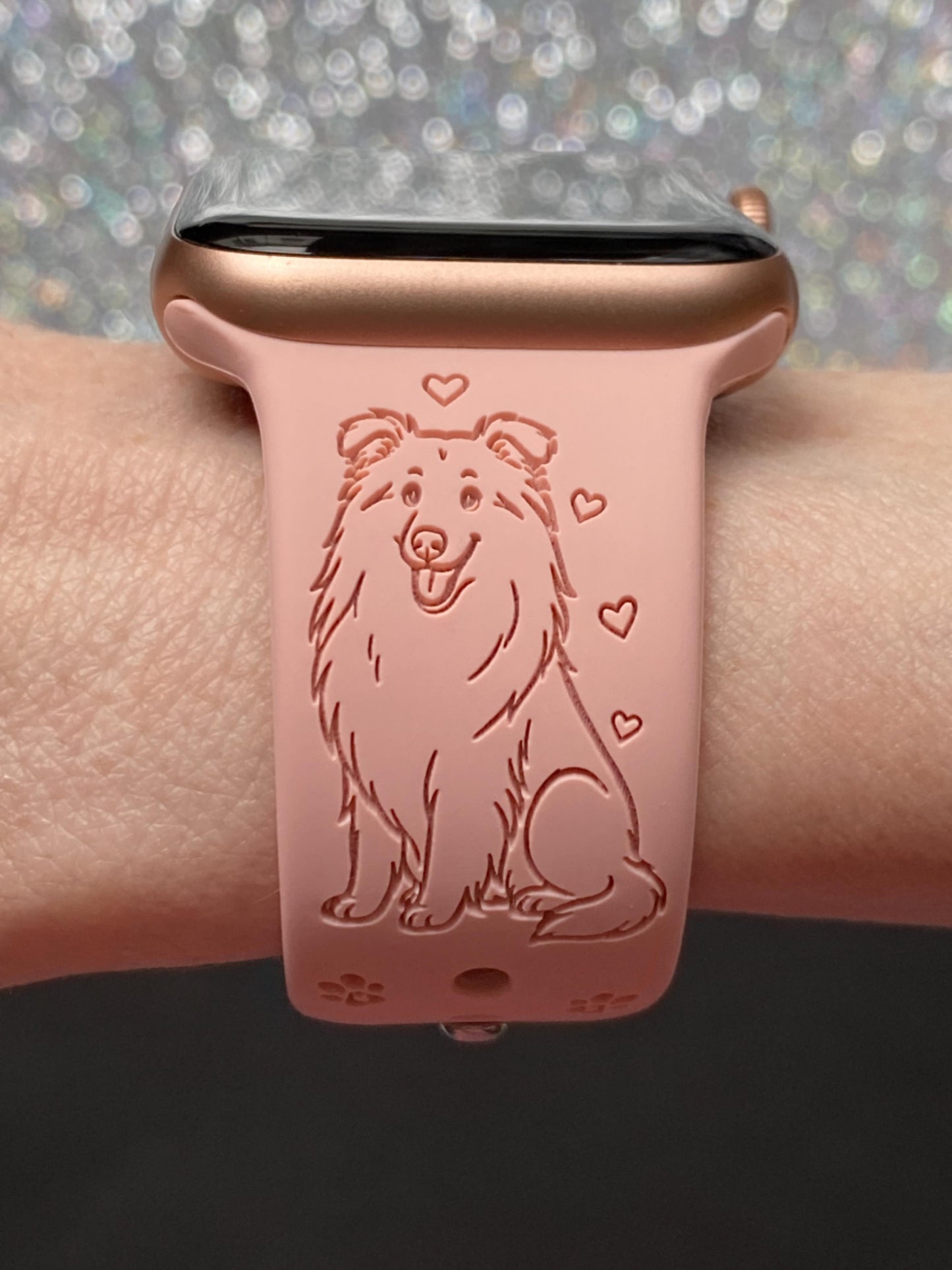 Sheltie Shetland Sheepdog Watch Band For Apple Watch