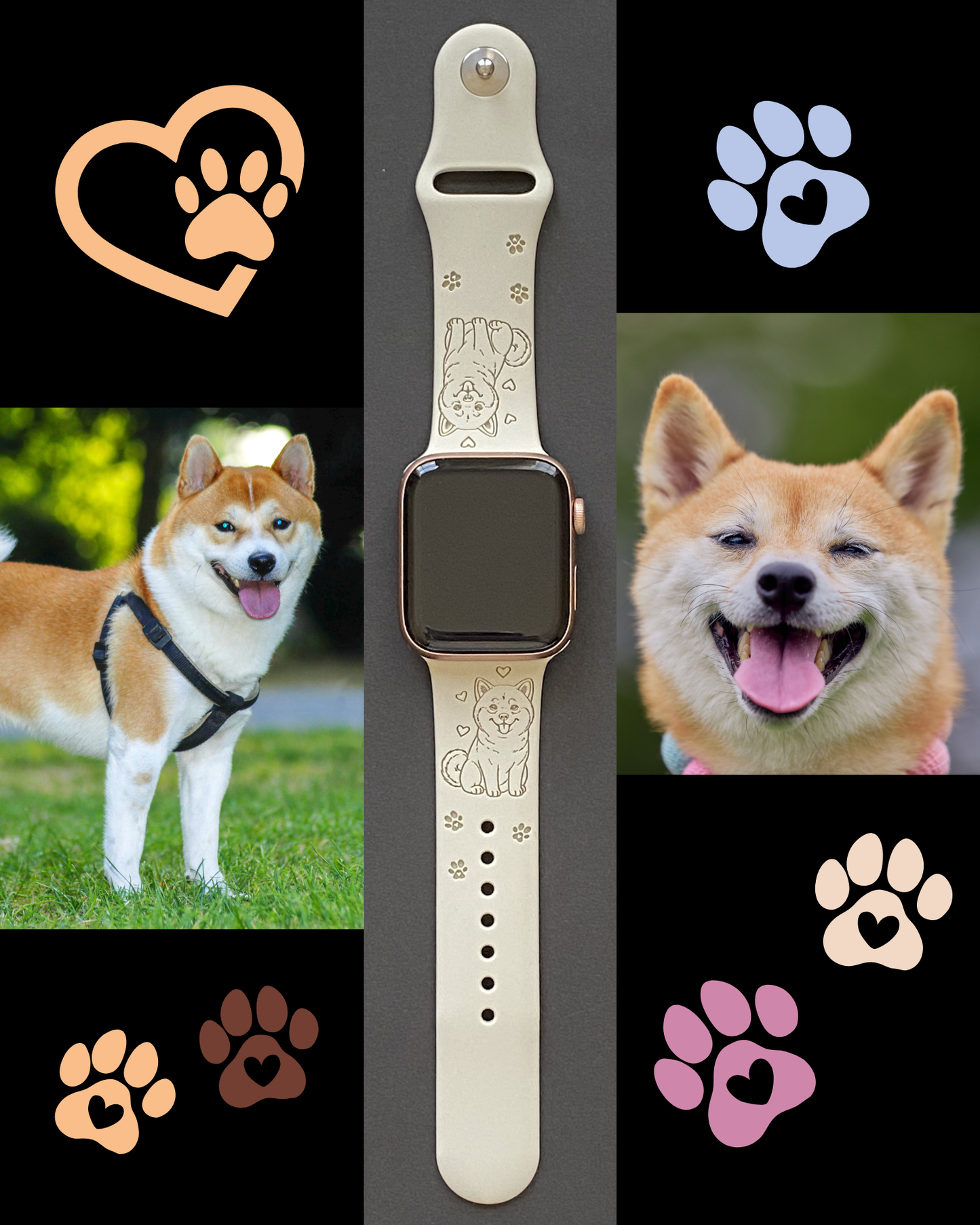 Shiba Inu Dog Watch Band For Apple Watch