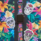 Festive Skulls Watch Band For Apple Watch