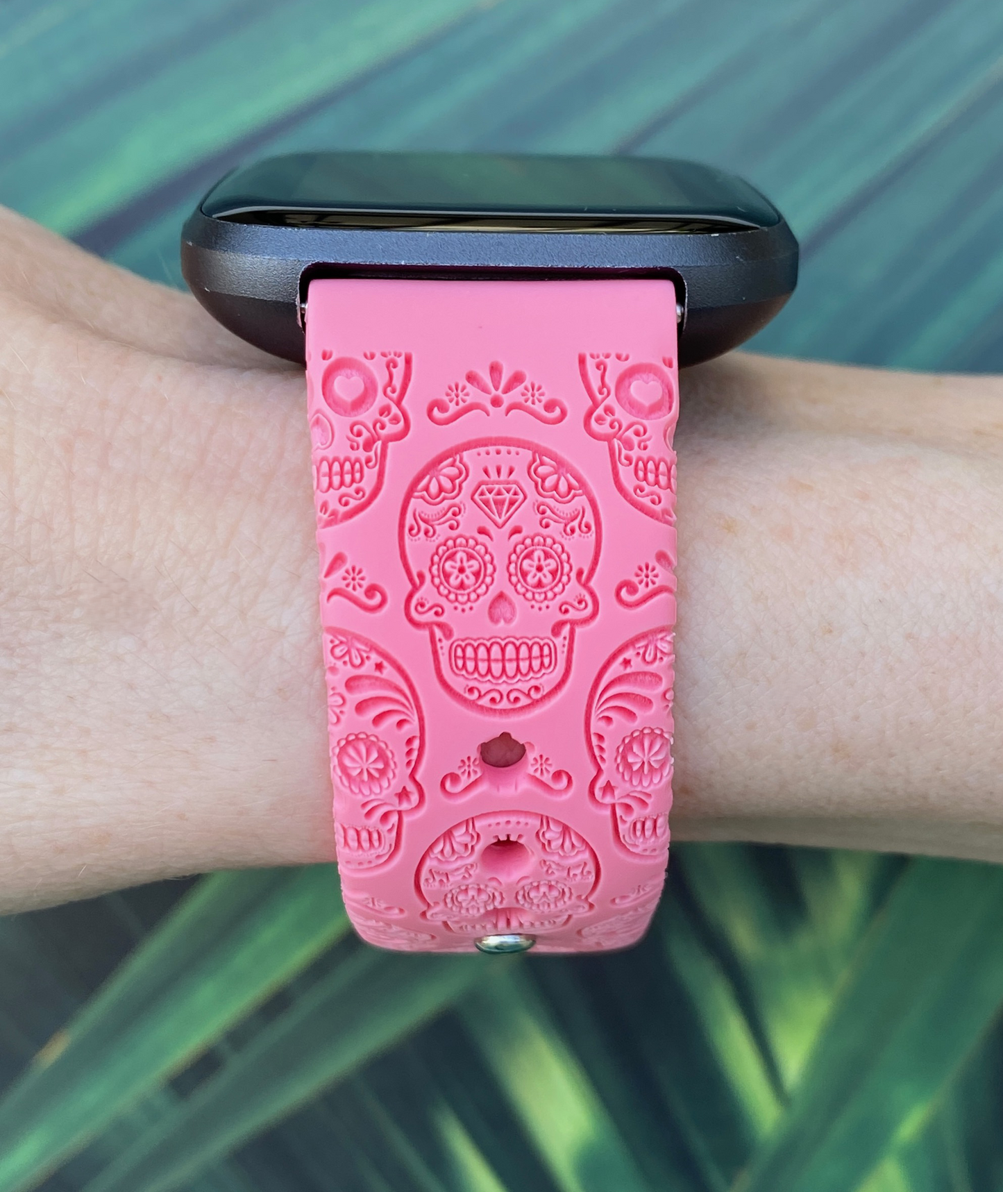 Sugar Skulls Fitbit Versa 1/2 Watch Band