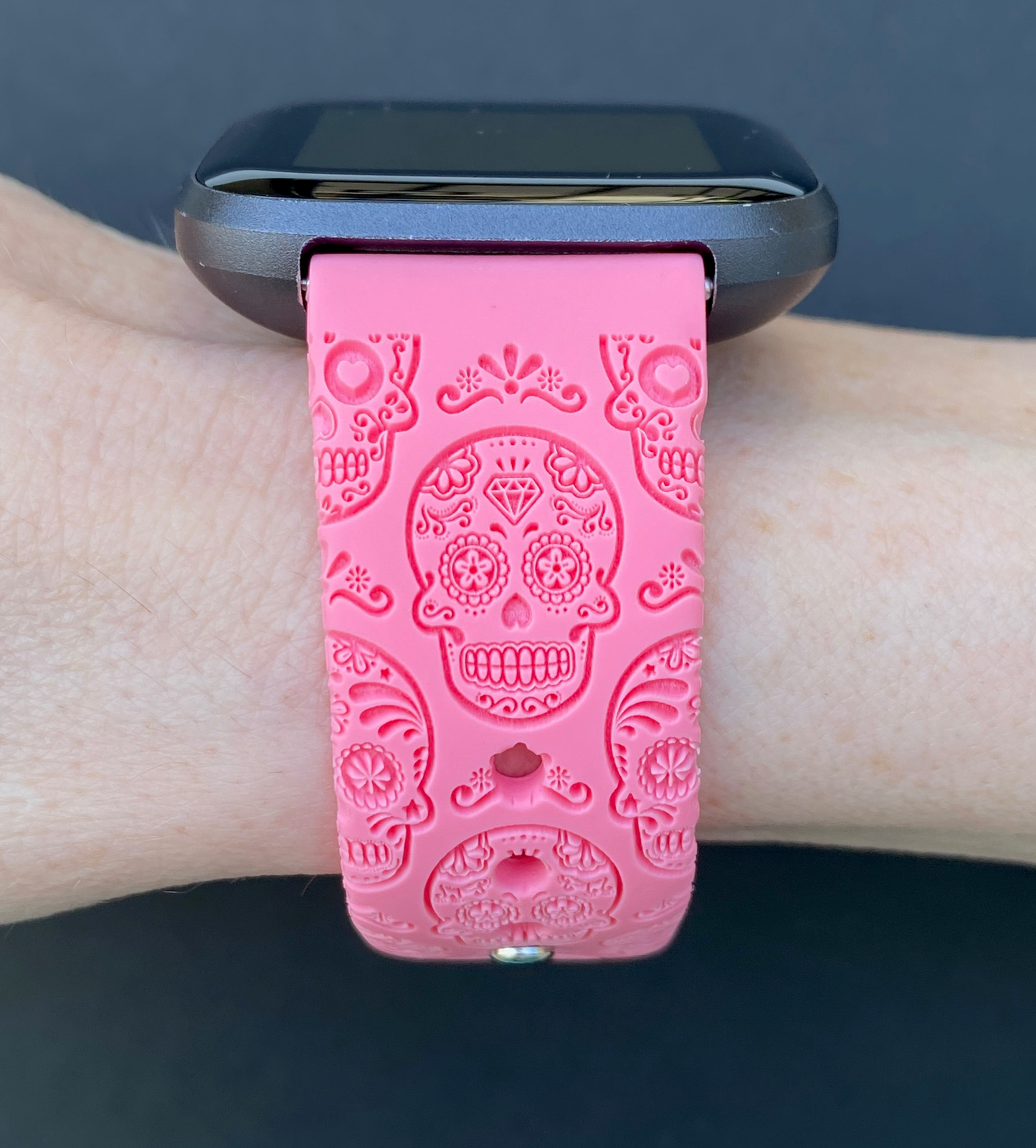 Sugar Skulls Fitbit Versa 1/2 Watch Band