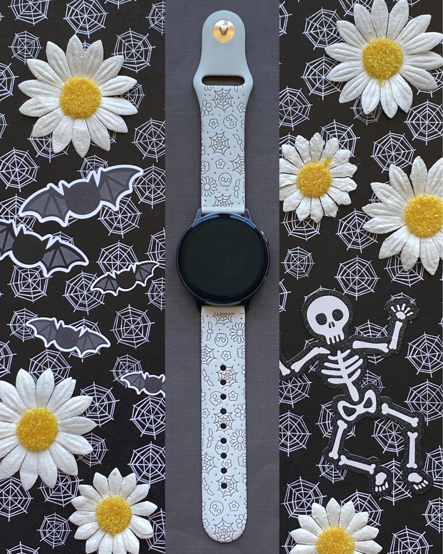 Skull and Webs 20mm Samsung Galaxy Watch Band