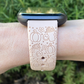 Pumpkin Latte Smiley Fitbit Versa 1/2 Watch Band