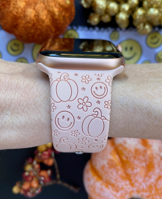 Smiley Pumpkins Apple Watch Band