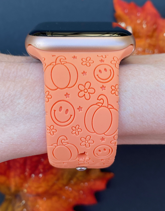 Smiley Pumpkins Apple Watch Band