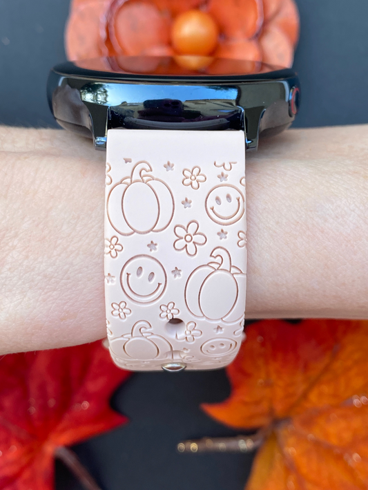 Smiley Pumpkins 20mm Samsung Galaxy Watch Band