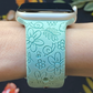 Spring Blooms and Snails Apple Watch Band