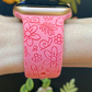 Spring Blooms and Snails Apple Watch Band