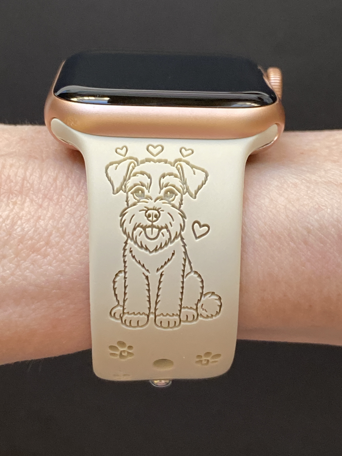 My Best Friend Schnauzer Dog Watch Band For Apple Watch