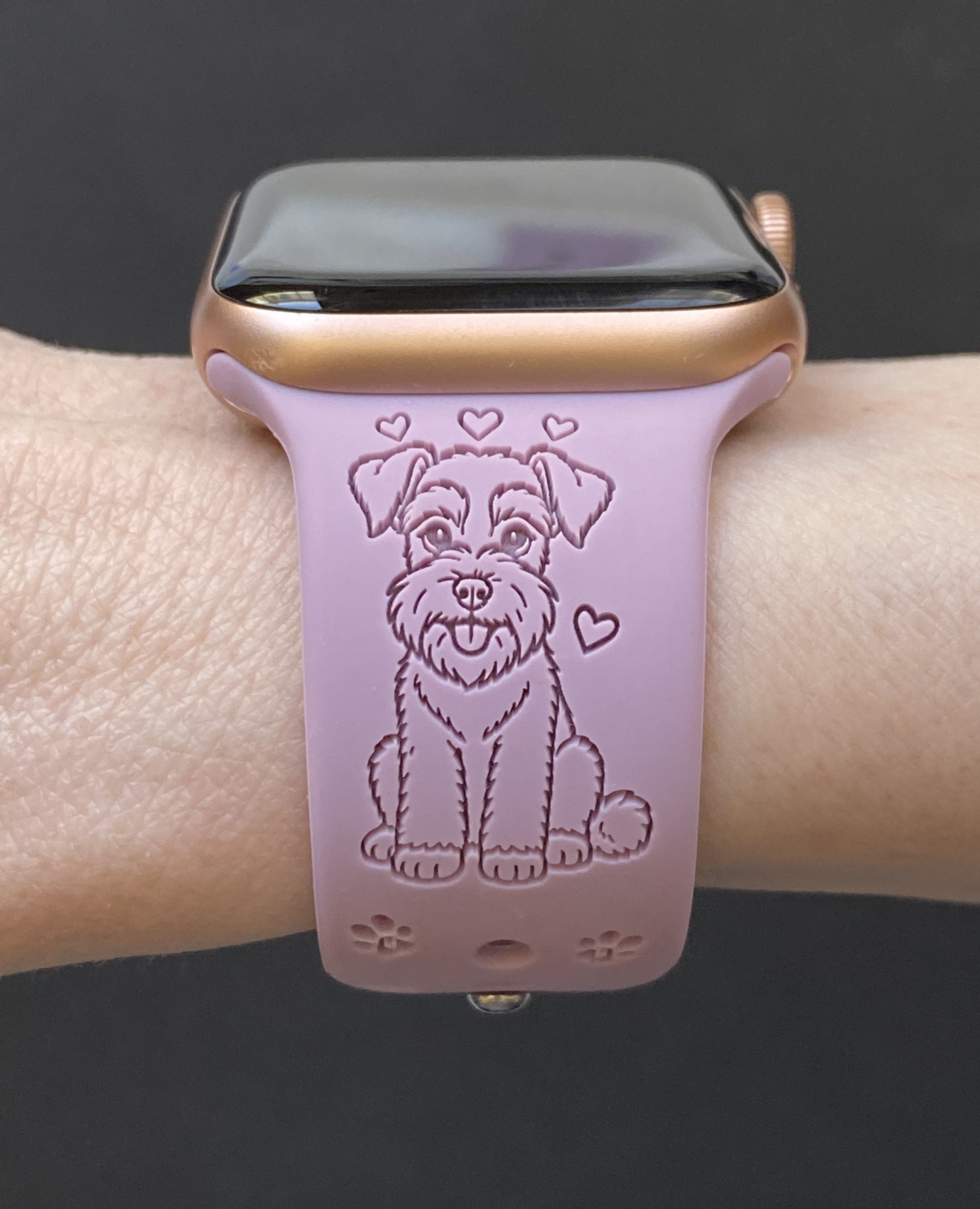 My Best Friend Schnauzer Dog Watch Band For Apple Watch