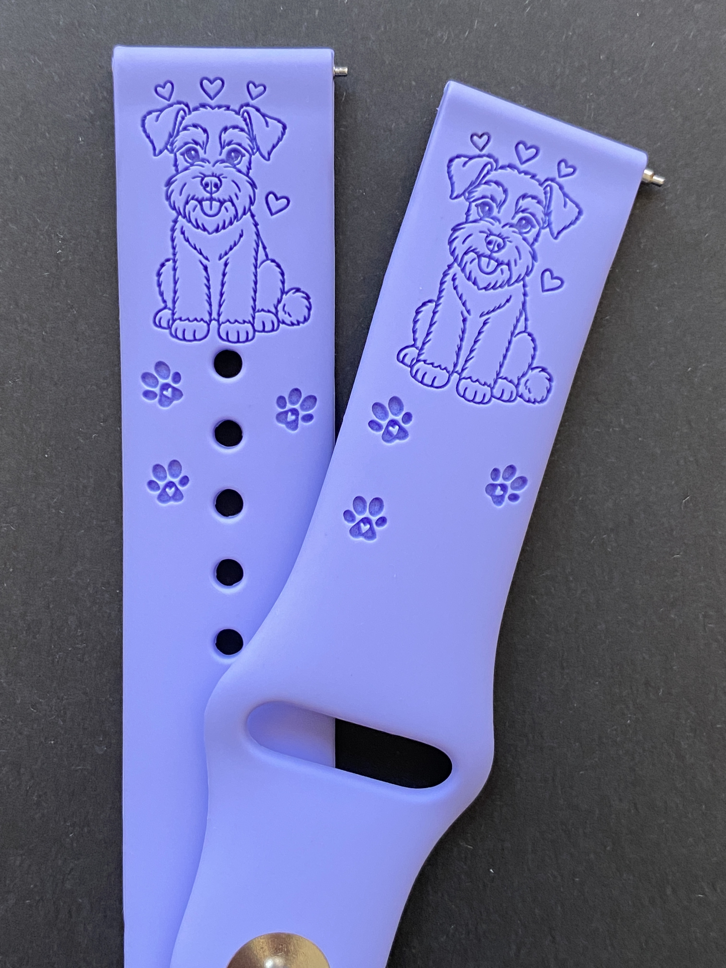 My Little Schnauzer Dog 20mm Samsung Galaxy Watch Band