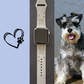 Happy Schnauzer Face Dog Watch Band For Apple Watch
