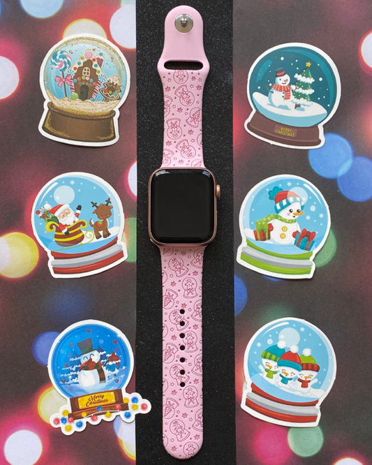 Snow Globes Watch Band For Apple Watch