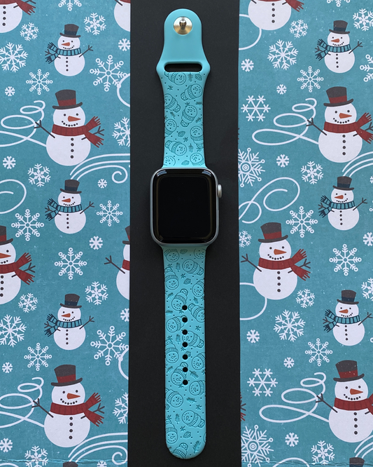 Frosty Winter Watch Band For Apple Watch
