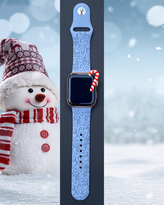 Winter Snowman Apple Watch Band